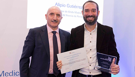 Alipio Gutiérrez y Pere Estupinyá - Primer premio Medios Audiovisuales