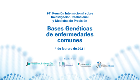 El papel de la genética en la prevención y tratamiento de enfermedades comunes, objetivo de la jornada organizada por la Fundación Instituto Roche y el Instituto de Investigación Sanitaria de la Fundación Jiménez Díaz